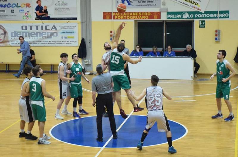 Pallacanestro Portogruaro batte Ideal Service Tarcento 74 a 69 