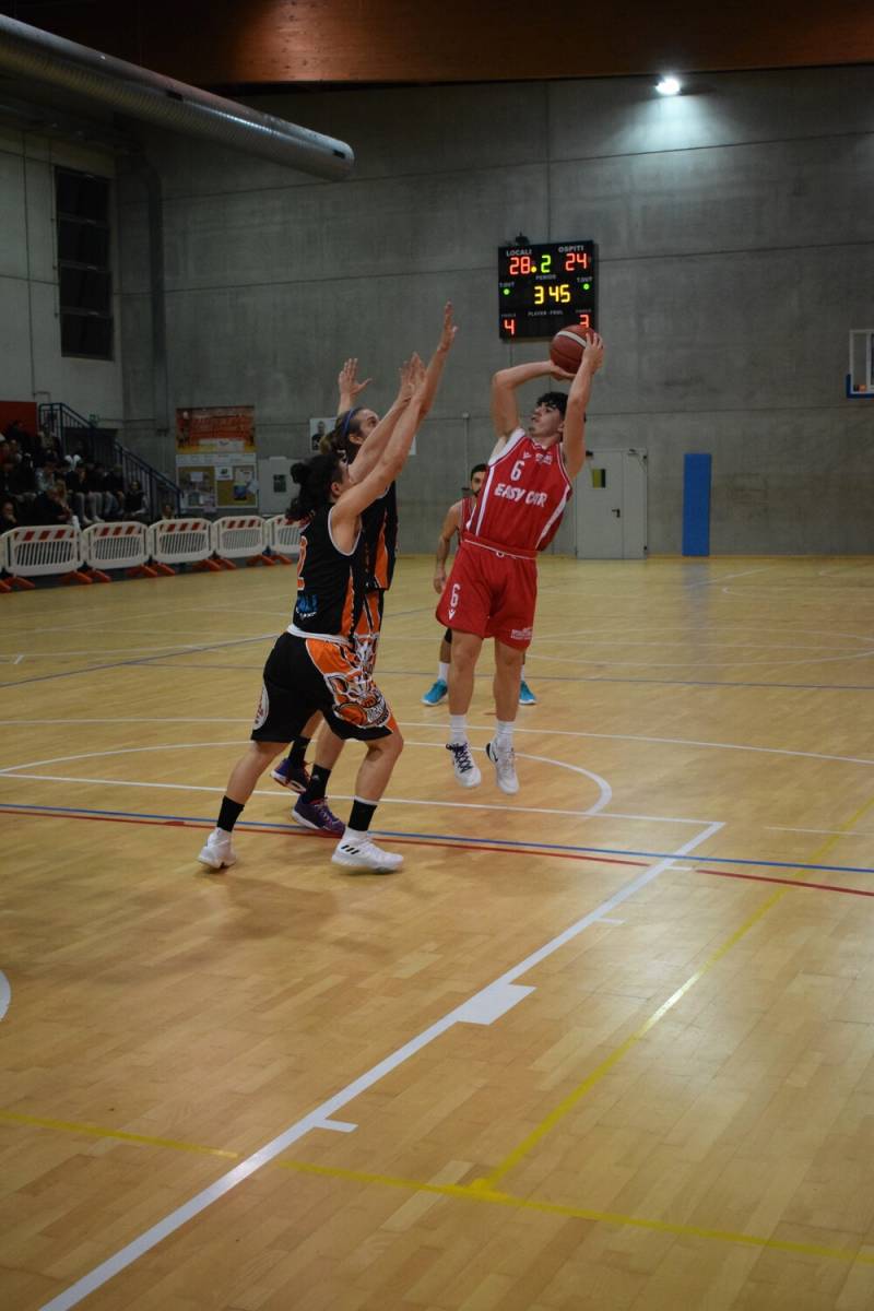 Maratona a Castel Maggiore. L'Easy Car cede ad Happy Basket solo dopo 55'