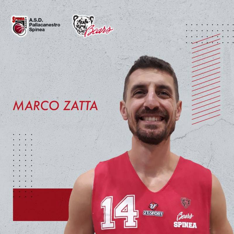 Marco Zatta sarà un giocatore della Pallacanestro Bears Spinea per la seconda stagione consecutiva