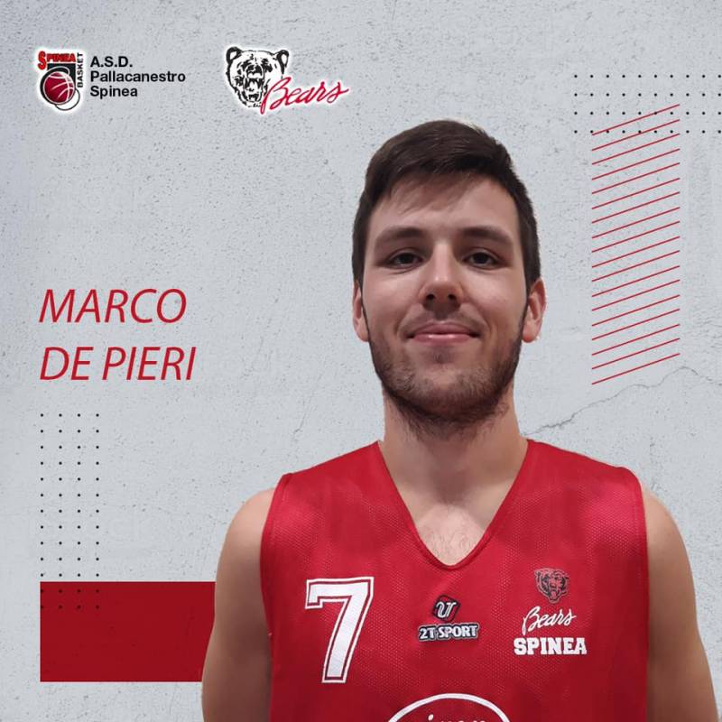 Marco de Pieri sarà un giocatore della Pallacanestro Bears Spinea per la terza stagione consecutiva