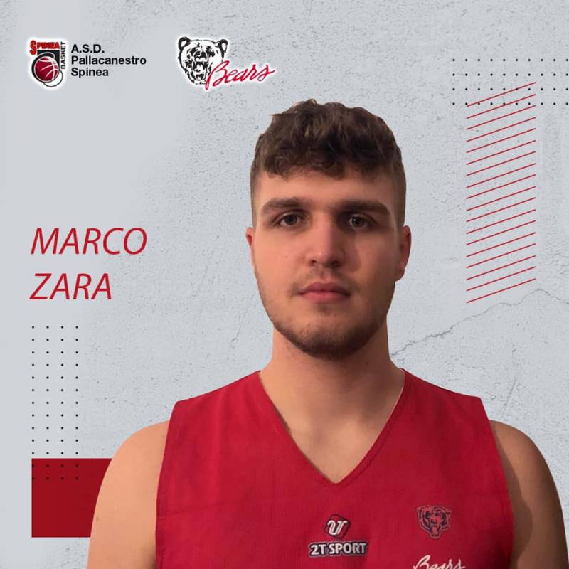Marco Zara sarà un giocatore della Pallacanestro Bears Spinea