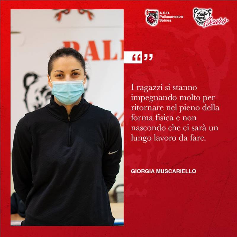 Continuano gli allenamenti, parola a Giorgia Muscariello Continuano gli allenamenti, parola a Giorgia Muscariello