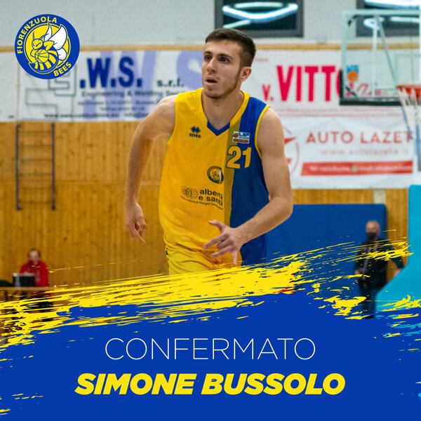 Simone Bussolo rimane nello sciame di Fiorenzuola Bees anche per il 2021/2022