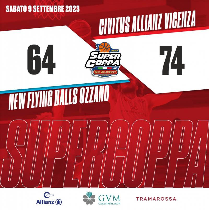 Vicenza incanta ad Ozzano, superato il primo turno di Supercoppa 23/24 Vicenza incanta ad Ozzano, superato il primo turno di Supercoppa 23/24