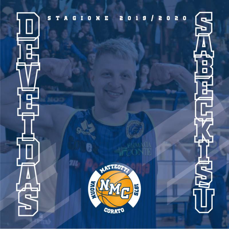 Colpo di mercato biancoblu, alla NMC Deividas Sabeckis Colpo di mercato biancoblu, alla NMC Deividas Sabeckis