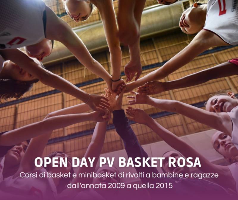 Open day PV Basket Femminile - Dal 5 al 15 settembre
