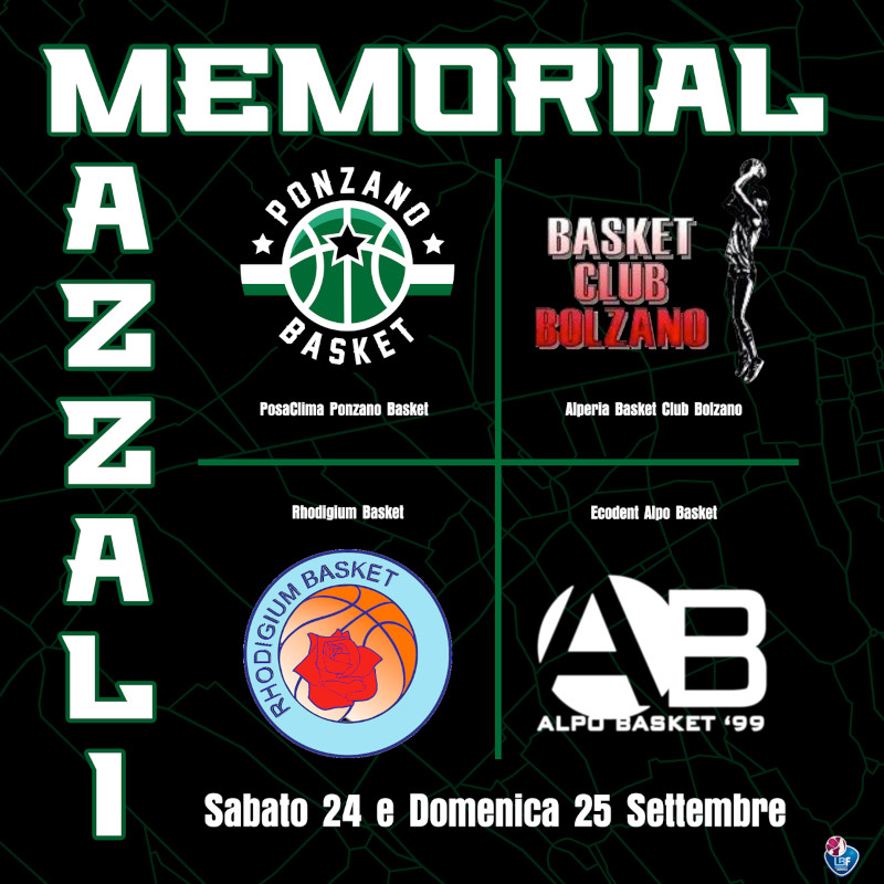 Sabato 24 e domenica 25, la Posacliama Ponzano sarà al "Memorial Paola Mazzali" Sabato 24 e domenica 25, la Posacliama Ponzano sarà al "Memorial Paola Mazzali"