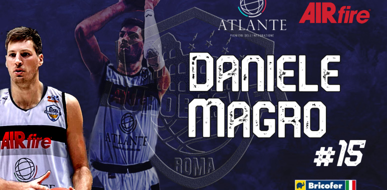 Il padovano Daniele Magro è un nuovo giocatore dell’Atlante Eurobasket Roma
