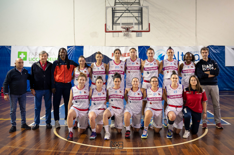 La Rainbow Viagrande Gruppo ALTEA a Roma per il girone spareggi dei play off verso la A2