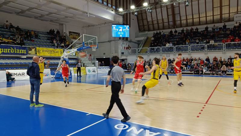 Svethia playoff artmetici, battuta Jesi 80-62. Festa al PalaCingolani-Pierini 