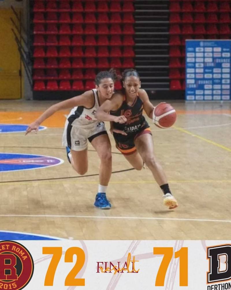Vittoria al supplementare contro Derthona e passaggio del turno per il Basket Roma