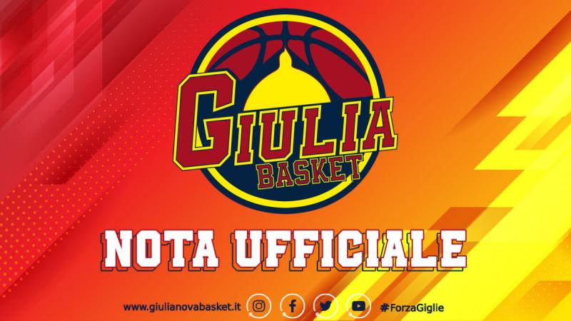 Nota ufficiale in merito alla mancata disputa del Derby tra Pall. Roseto e Giulia Basket Giulianova