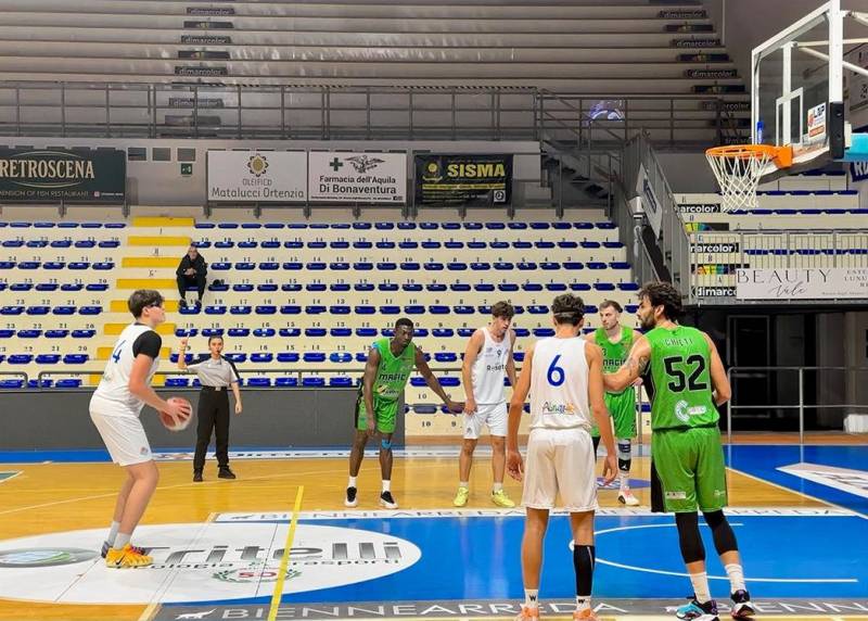 La Roseto Basket Academy lotta fino alla fine ma esce sconfitta dal Palamaggetti 