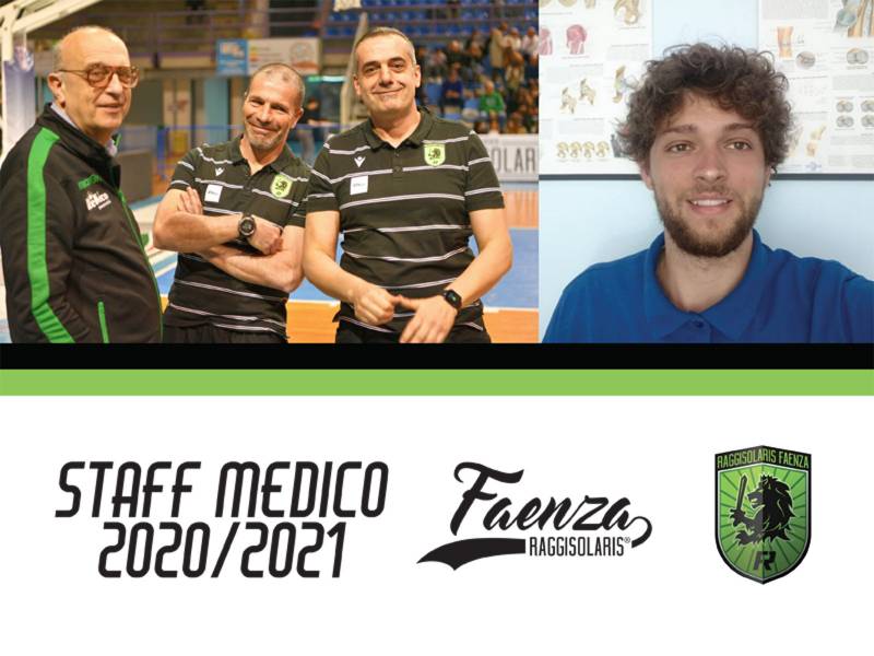 Lo staff medico dei Raggisolaris 2020/21