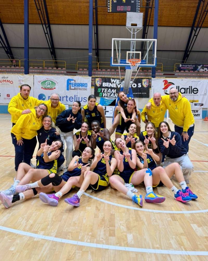 Il Basket Femminile Stabia non si ferma più, battuto anche Benevento! 