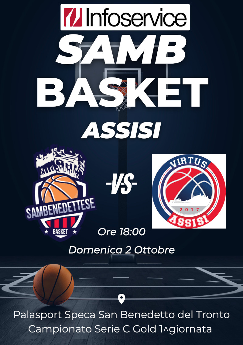 La Infoservice Sambenedettese Basket è pronta per l'esordio stagionale davanti al proprio pubblico 