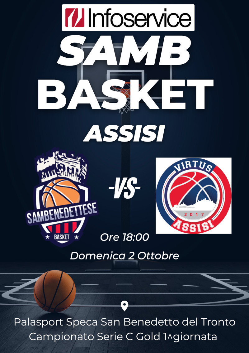 La Infoservice Sambenedettese Basket è pronta per l'esordio stagionale davanti al proprio pubblico