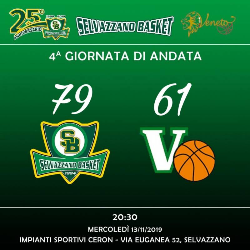 Selvazzano Basket vs Virtus Duomo