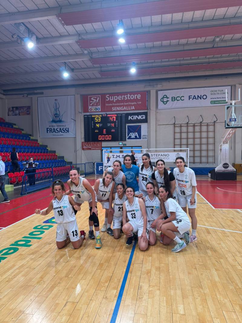 Il Basket 2000 Senigallia raggiunge la salvezza nel campionato di serie BF 