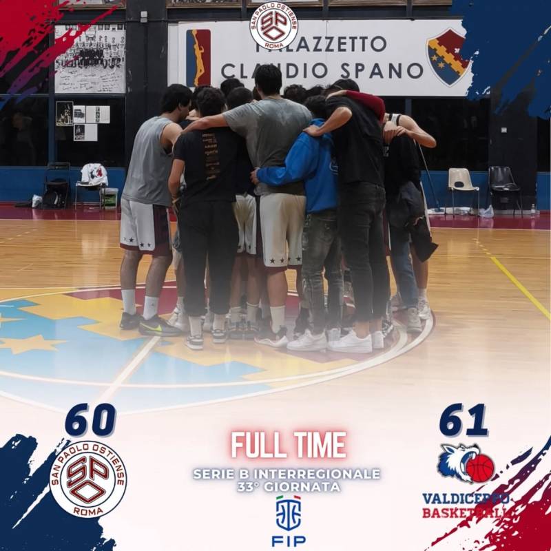 SPO Basket sconfitta al fotofinish da Valdiceppo
