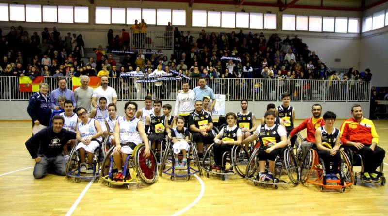 A Latina una domenica magica con il basket in carrozzina