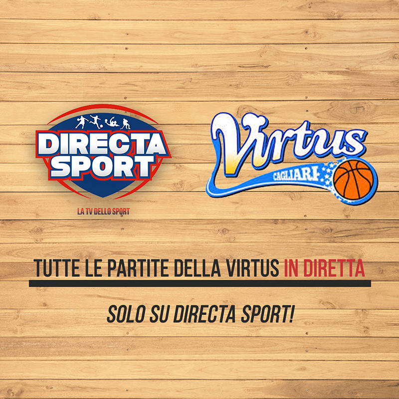 Tutte le partite della Virtus Cagliari in diretta solo su Directa Sport