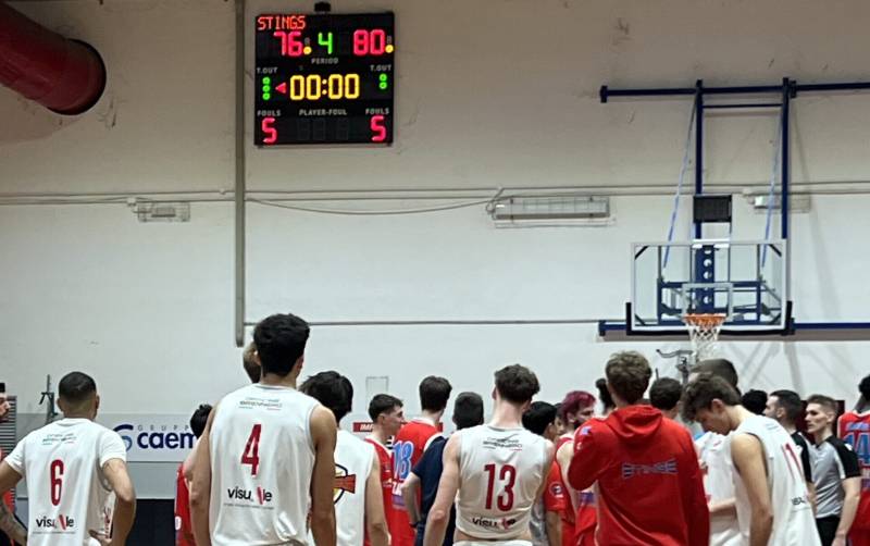 Amica Chips Stings Mantova, battaglia alla Tea Arena: Ozzano passa 80-76 nel finale 