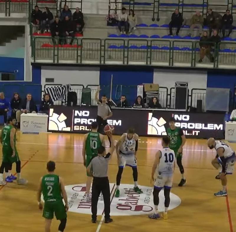 Fas Basket Corato beffata nel finale a Milazzo 