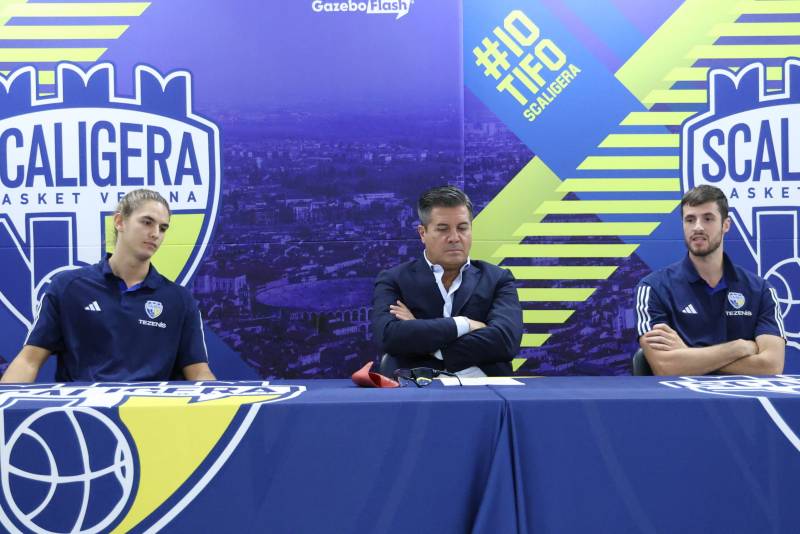Tezenis, presentati Massone e Stefanelli, Pedrollo: "Vedo già una buona armonia" Tezenis, presentati Massone e Stefanelli, Pedrollo: "Vedo già una buona armonia"