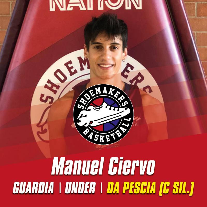 Ancora un colpo Under per i ciabattini: ecco Manuel Ciervo, lo scorso anno a Pescia in C Silver Ancora un colpo Under per i ciabattini: ecco Manuel Ciervo, lo scorso anno a Pescia in C Silver