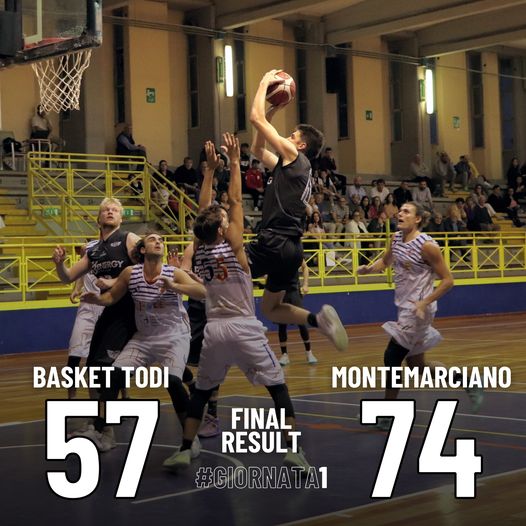 Esordio amaro per la E3Energy - Digital Bando Basket Todi