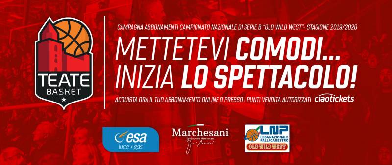 Parte la campagna abbonamenti 2019-2020 "Mettetevi comodi… Lo spettacolo inizia!”ì"