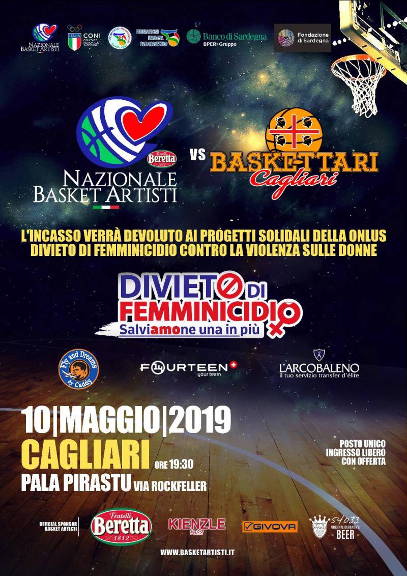 Domani a Cagliari la Giornata del Basket contro la violenza sulle donne Domani a Cagliari la Giornata del Basket contro la violenza sulle donne