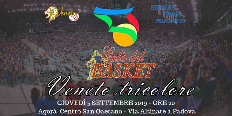"Veneto tricolore", il Gala 2019 celebra scudetti e promozioni. Giovedì 5 settembre ore 20 a Padova