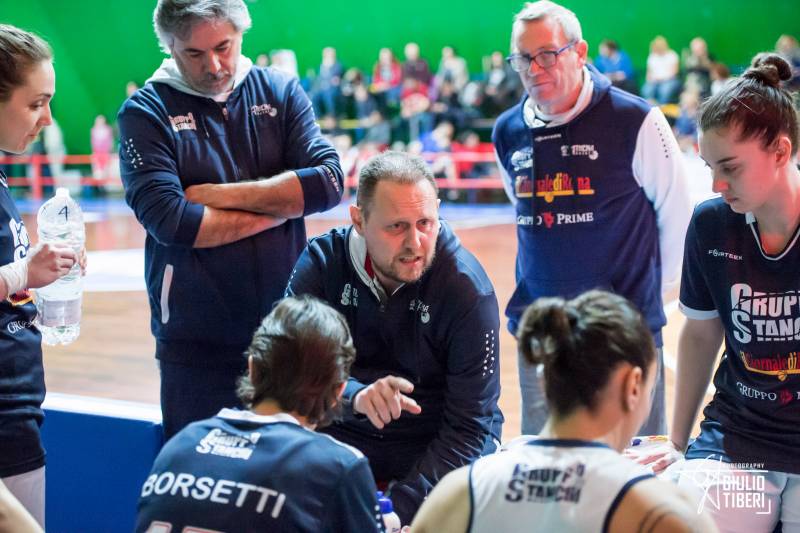 Francesco Goccia allenatore Gruppo Stanchi Athena 2019/20