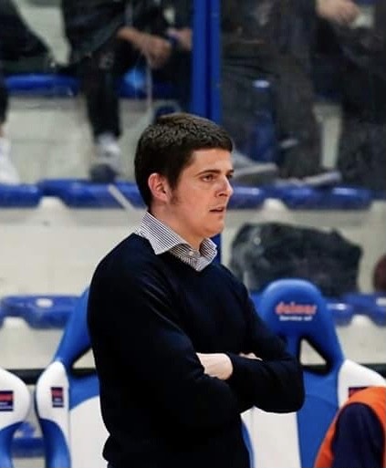 La Tiber Basket Roma in C Gold. Marco Polidori Main Coach