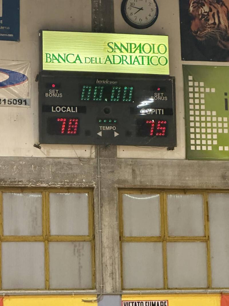 Non è serata per la Pizzicata Basket Gualdo ad Urbania