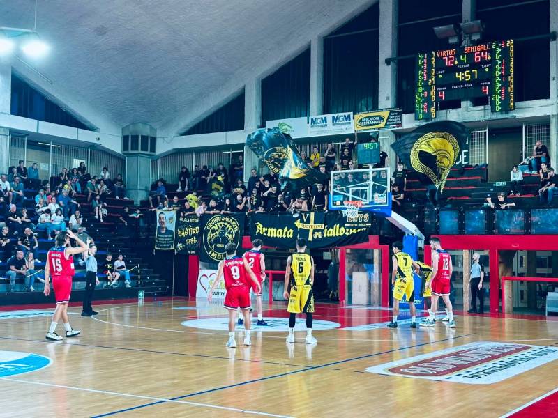 Senigallia cade al PalaRuggi contro la Virtus Imola 85/77 