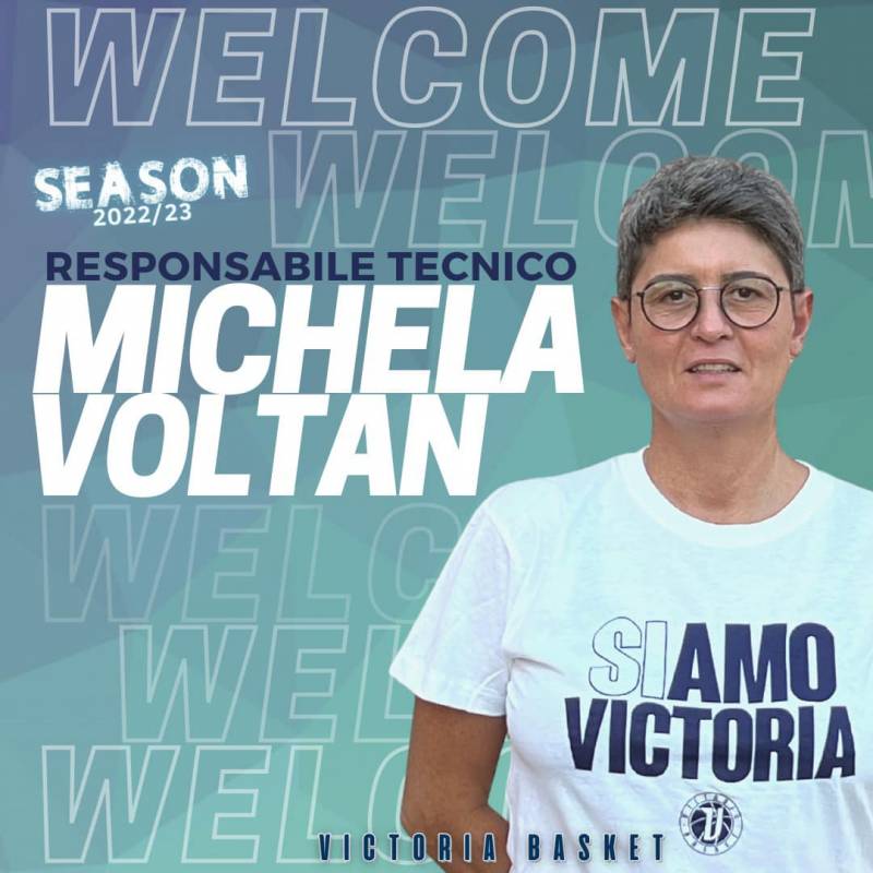 Victoria Basket è lieta di annunciare l’entrata nello staff tecnico, come responsabile di Michela Voltan