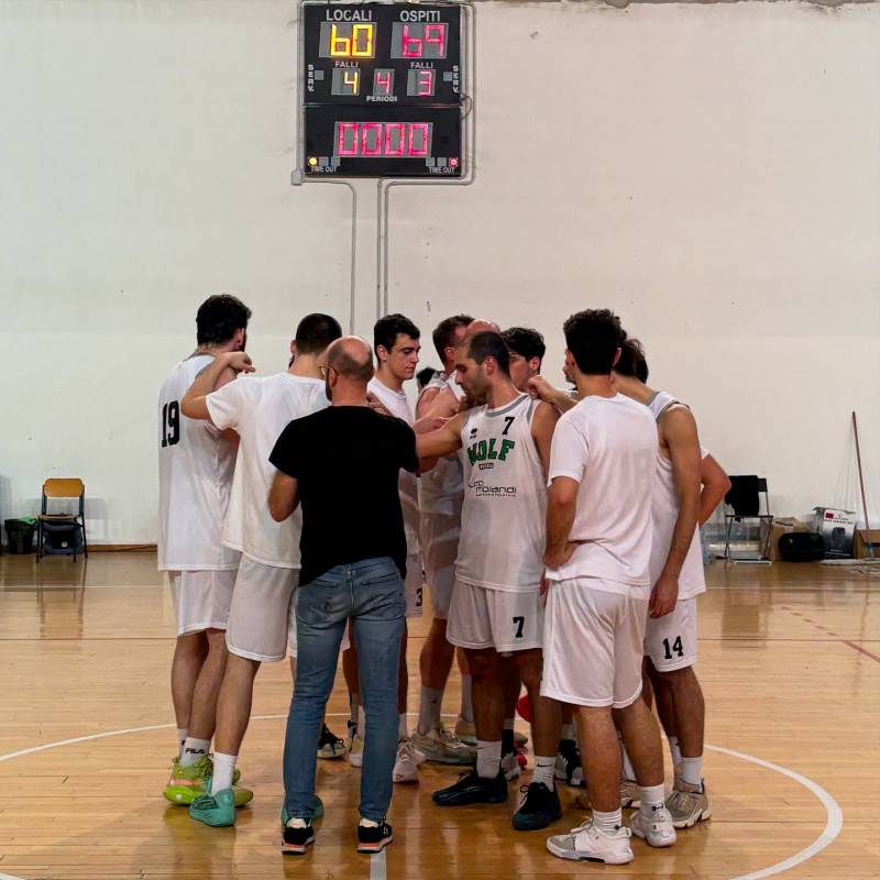 Si conclude con una sconfitta la stagione in Divisione Regionale 1 dello Studio Morandi Wolf Basket 