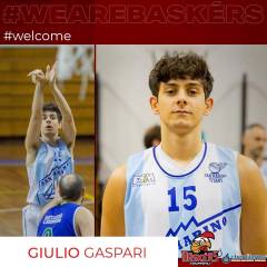 Giulio Gaspari nuovo under per la prima squadra