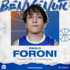 Radio Bruno Basket Campagnola è lieta di dare il benvenuto all'atleta Paolo Foroni nel roster