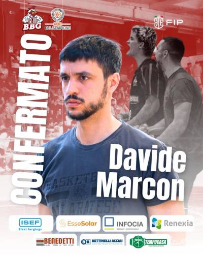 Davide Marcon confermato Preparatore Atletico della Prima Squadra per la stagione 2026/27