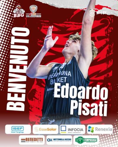 BBG é felice di annunciare l'arrivo di Edoardo Pisati in maglia biancorossa per la stagione 2026/27