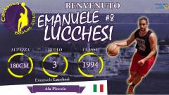 Il Castanea Basket ufficializza l'arrivo di Emanuele Lucchesi