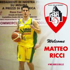 Diamo un grandissimo benvenuto nelle fila della nostra prima squadra di Serie C Silver a Matteo Ricci