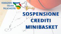 Sospensione obbligo Crediti Minibasket