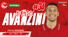 La Irritec Costa d’Orlando comunica di aver ingaggiato il giovane Partrick Avanzini
