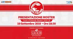 Giovedì 19 settembre la presentazione della squadra