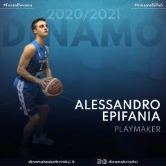 Alessandro Epifania vestirĂ ancora la maglia della Dinamo Brindisi